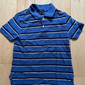 Polo by Ralph Lauren Blue Striped Kids Polo Shirt